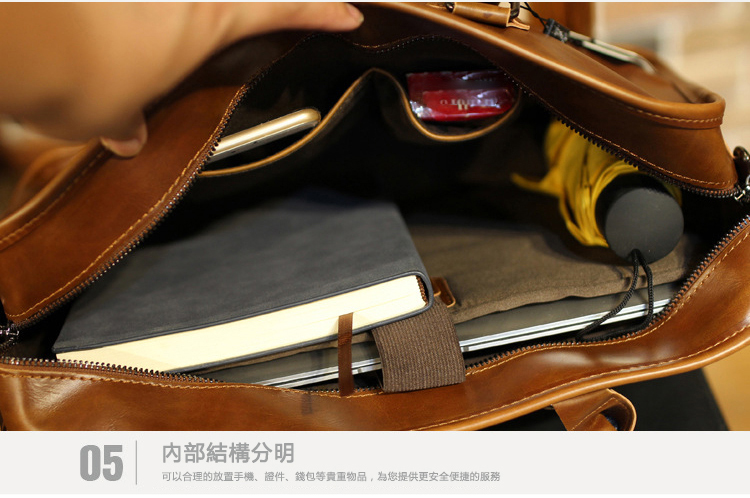 內部結構分明 可以合理的放置手機、證件、錢包等貴重物品,為您提供更安全便捷的服務 