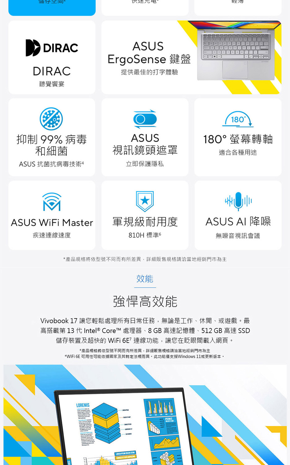ASUS 華碩 特仕版 17.3吋輕薄筆電(Vivobook