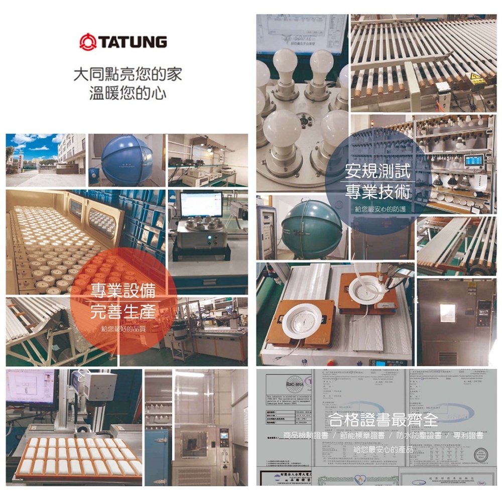 TATUNG 大同 3入組 15W 15cm LED節能感應