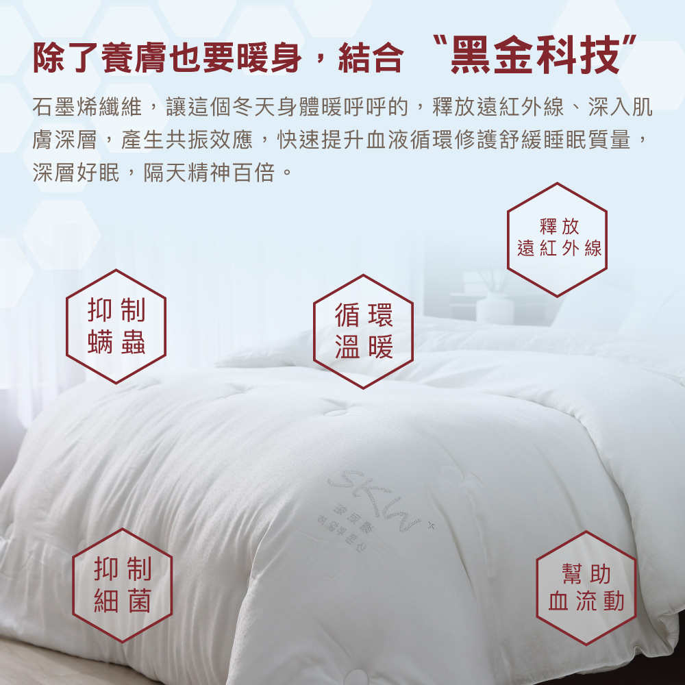 石墨烯纖維,讓這個冬天身體暖呼呼的,釋放遠紅外線、深入肌
