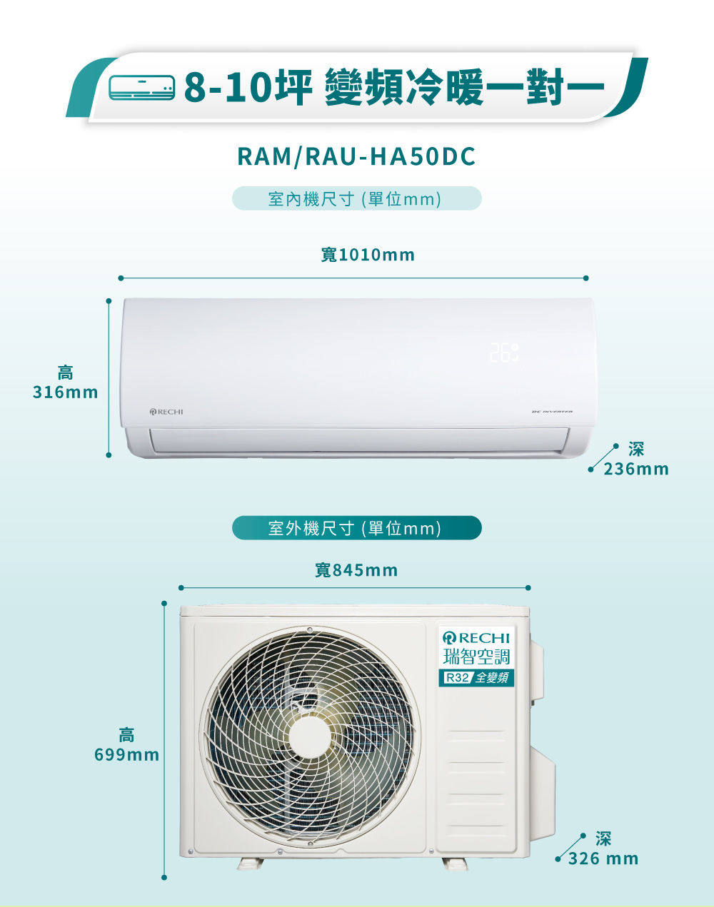 RECHI瑞智 RAM-HA50DC - 詳情8