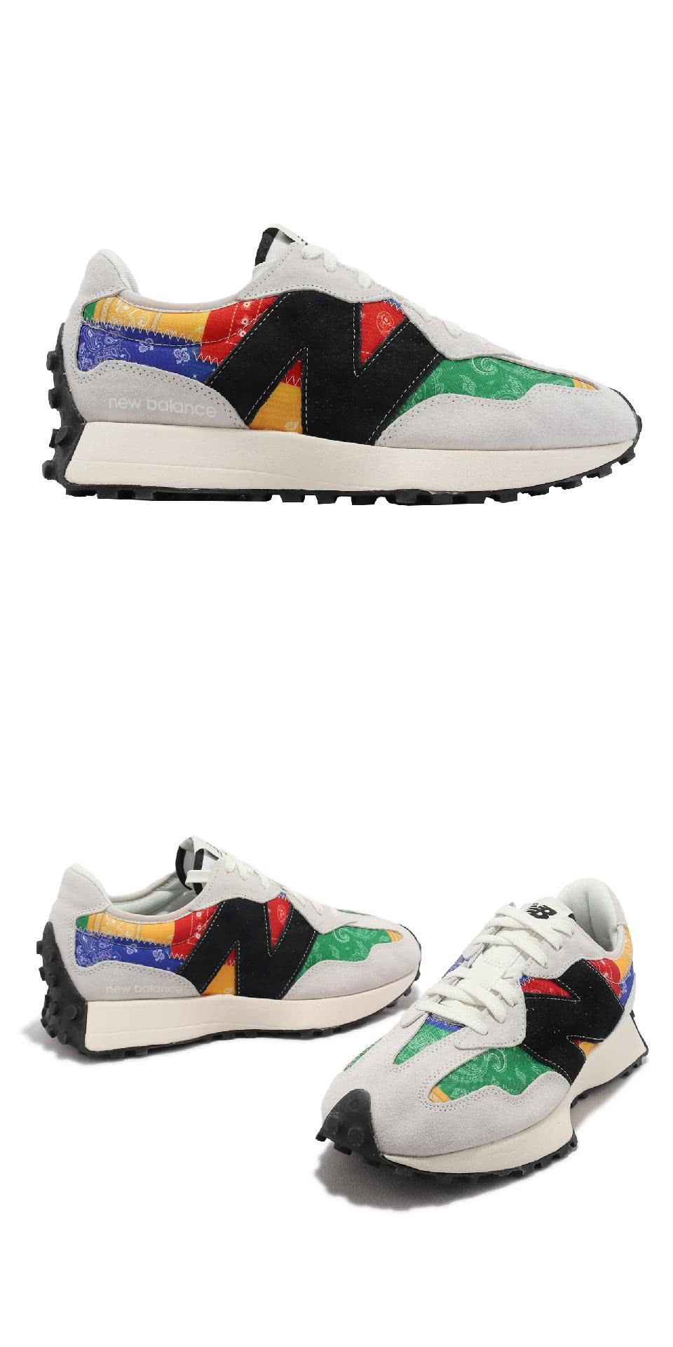 NEW BALANCE 休閒鞋 327 米白 男鞋 復古 彩