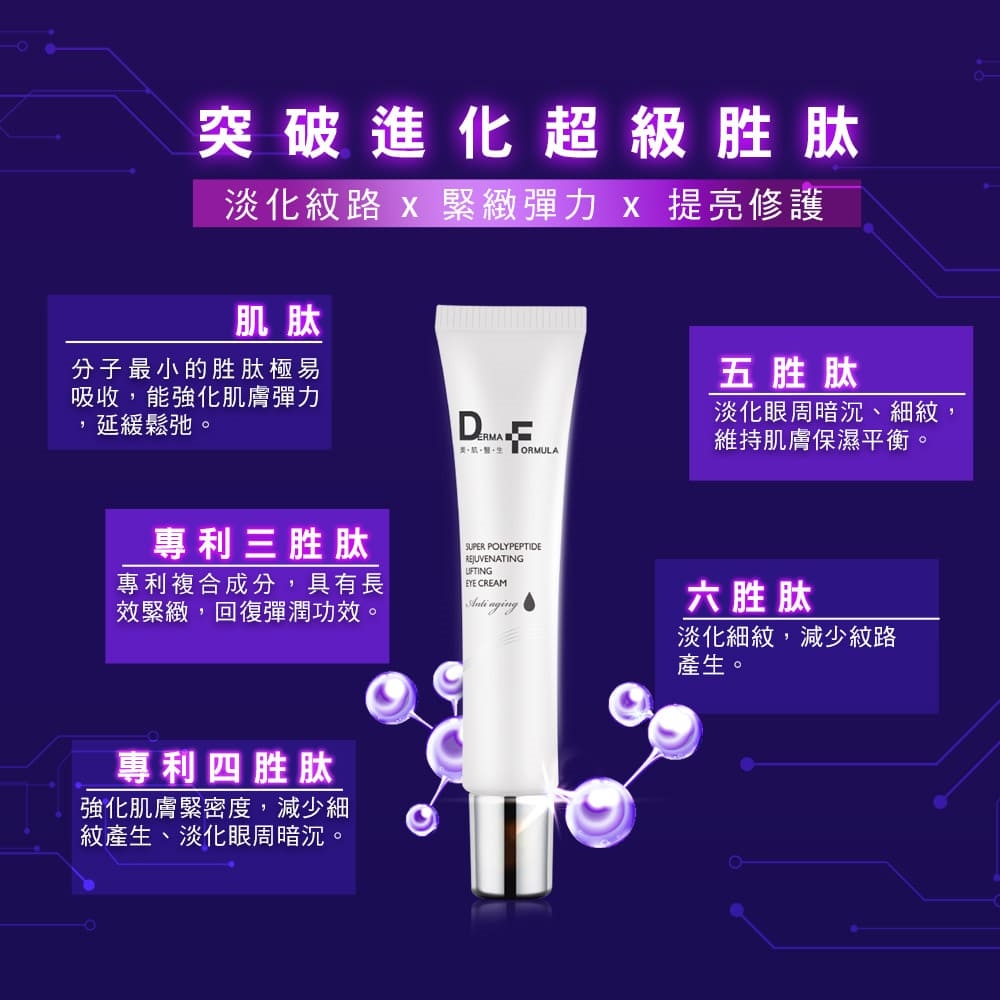 淡化紋路 x 緊緻彈力 x 提亮修護