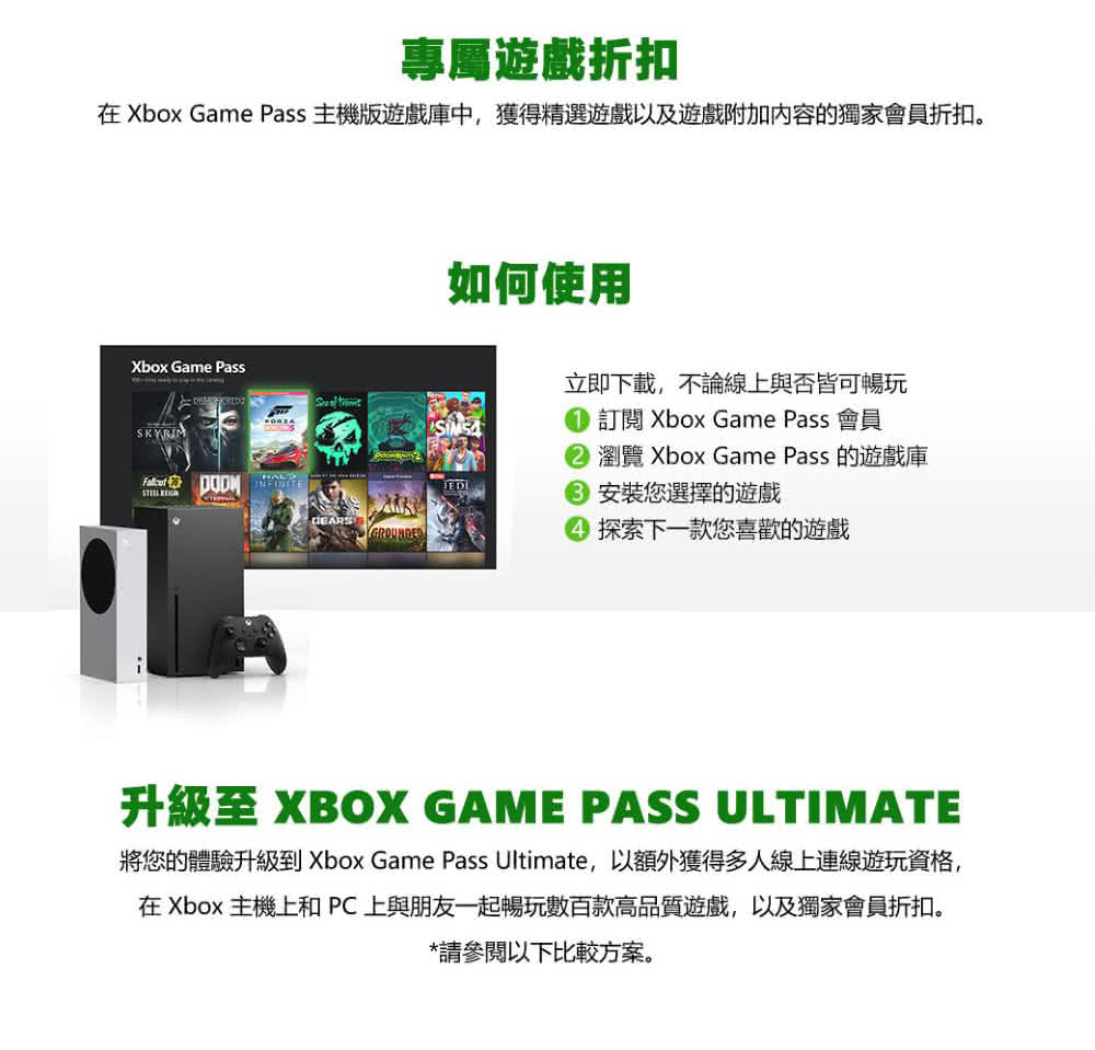 Microsoft 微軟 PC Game Pass 3個月訂