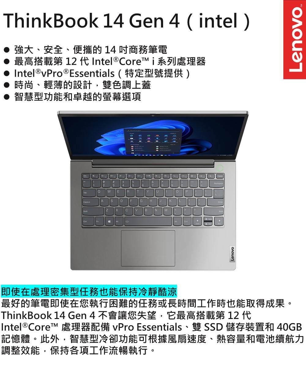 ThinkPad 聯想 14吋i5商務特仕筆電(ThinkB