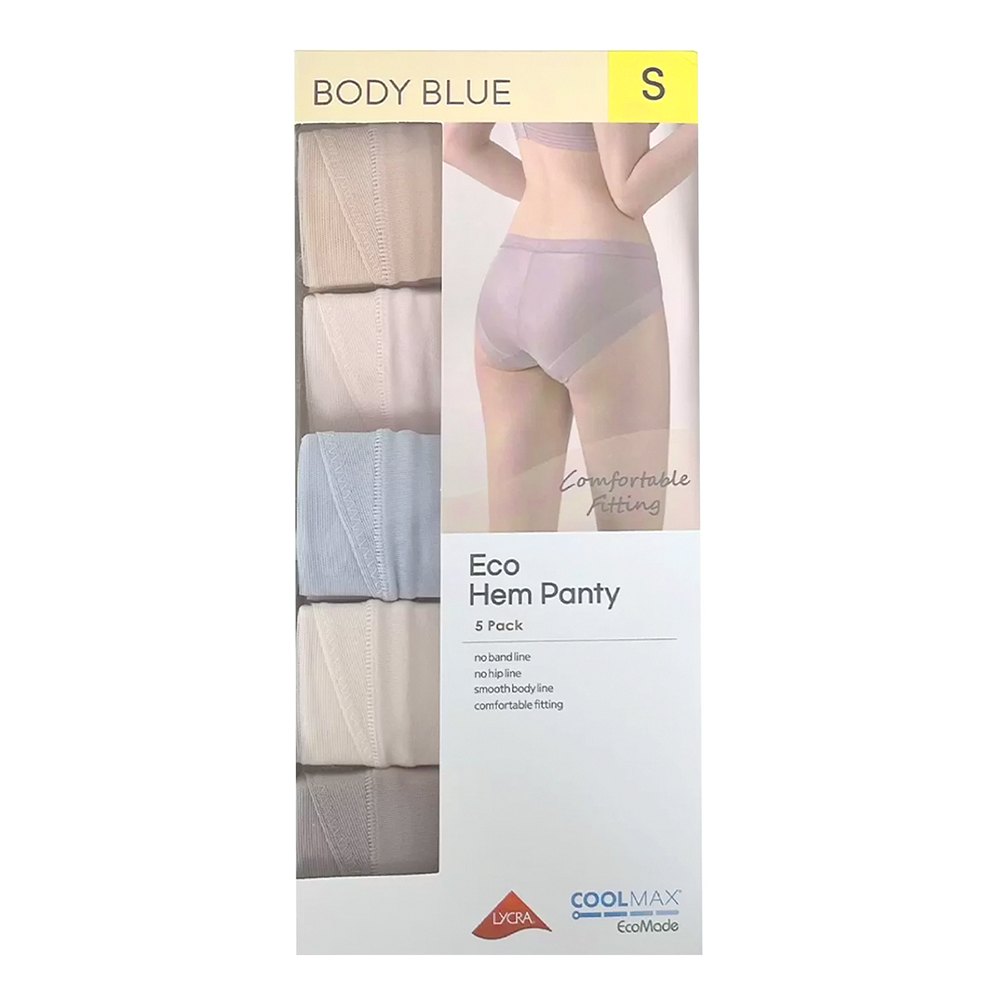 韓國連線Body Blue女無痕內褲(五入組)折扣推薦