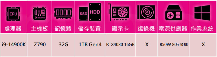 技嘉平台 i9廿四核GeForce RTX 4080{浩瀚統