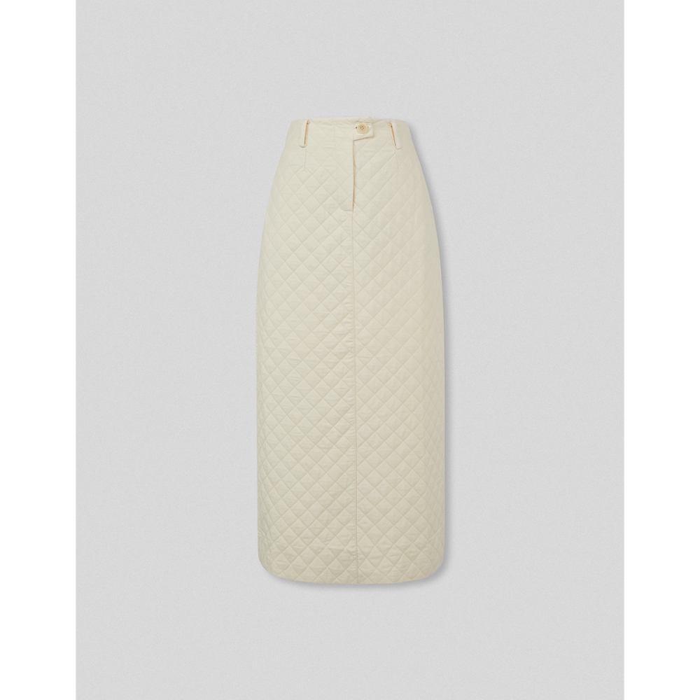 WAVE SHINE 菱格立體壓紋顯瘦長裙-二色(G5LS0