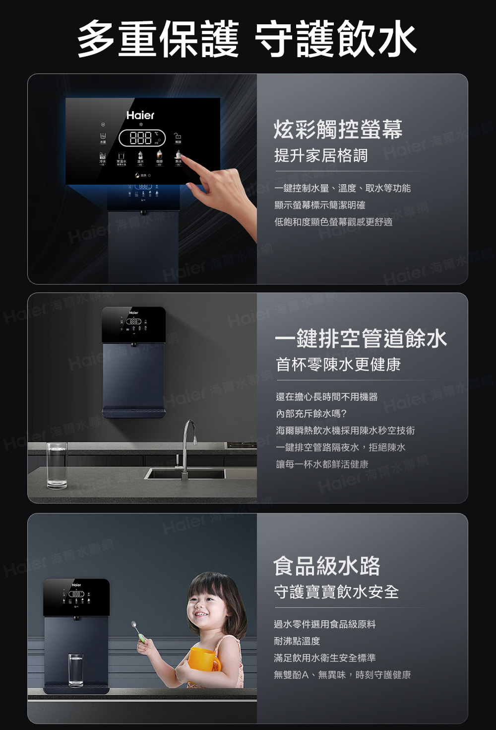 提升家居格調 Haier 海爾水網友