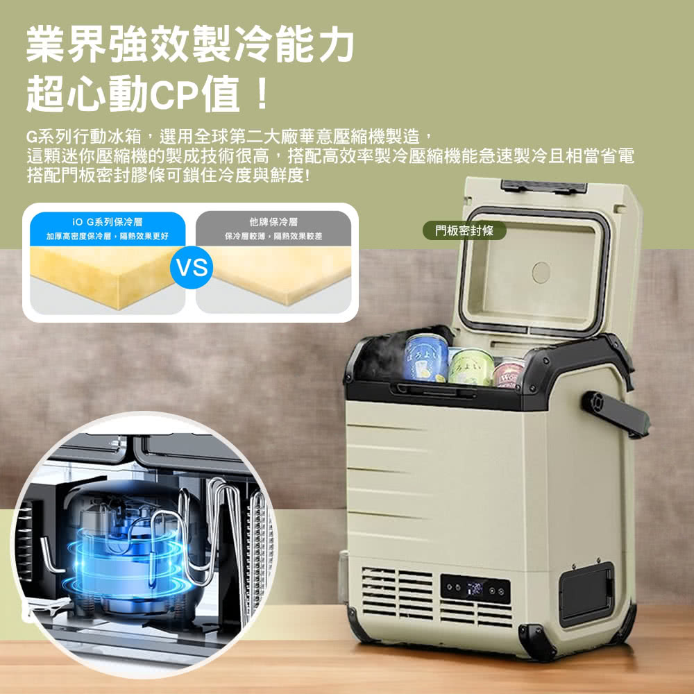 這顆迷你壓縮機的製成技術很高,搭配高效率製冷壓縮機能急速製冷且相當省電
