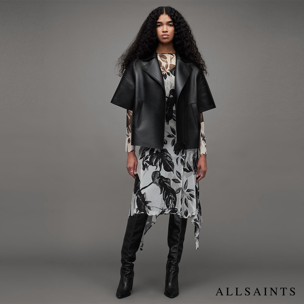 ALLSAINTS RIA JACKIE 印花洋裝ECRU 