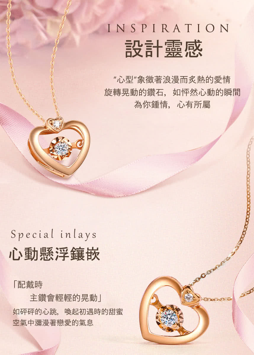 旋轉晃動的鑽石,如怦然心動的瞬間