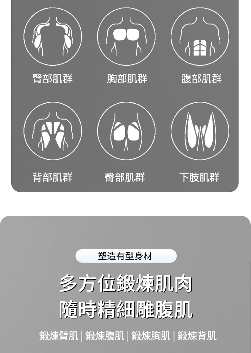 鍛煉臂肌鍛煉腹肌鍛煉胸肌鍛煉背肌
