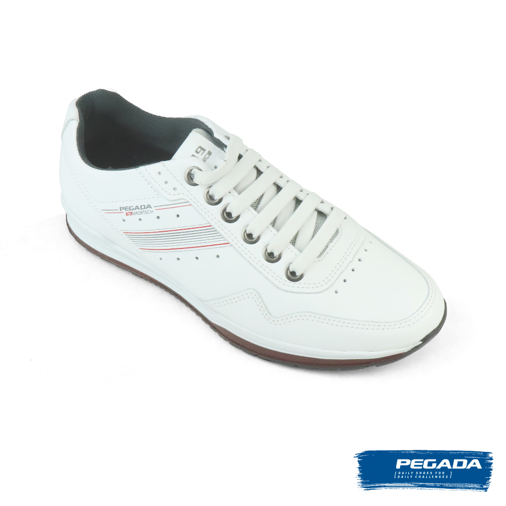 PEGADA 巴西經典舒適透氣綁帶休閒鞋 白色(118409