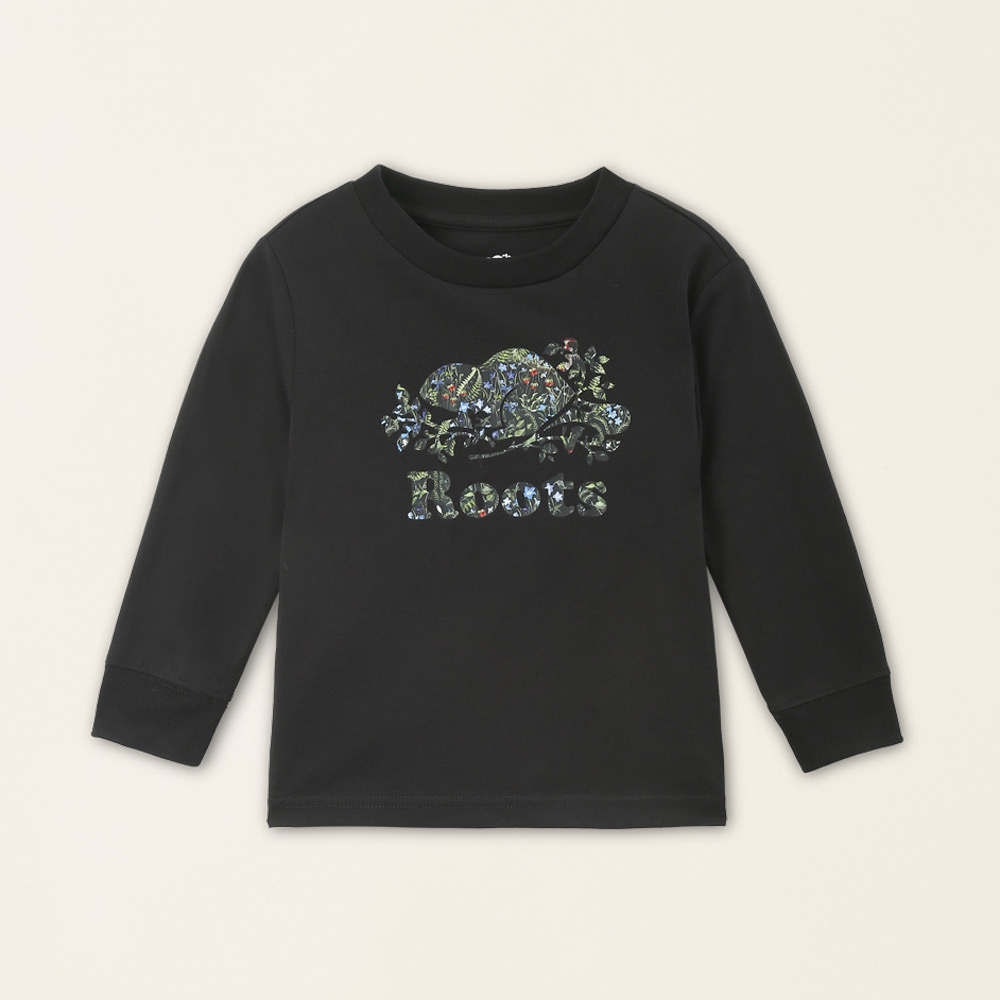 Roots Roots 小童-復刻海狸系列 LOGO有機棉長