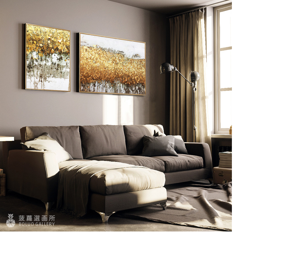菠蘿選畫所 名畫油畫抽象掛畫-42x60cm(北歐客廳裝飾掛