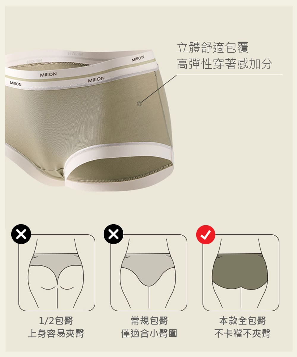 高彈性穿著感加分