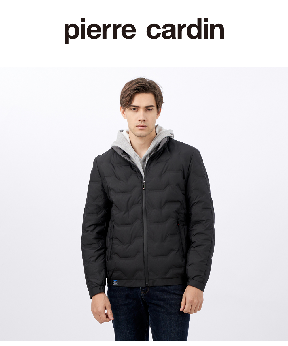 pierre cardin 皮爾卡登 男款 都會休閒立領羽絨