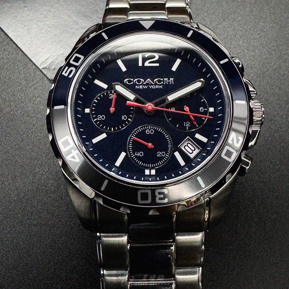 COACH COACH手錶型號CH00180(寶藍色錶面銀錶