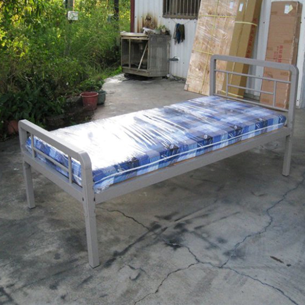 藍色的熊 SB05單人3尺鐵床架 附一般床板(床架 床底 鐵