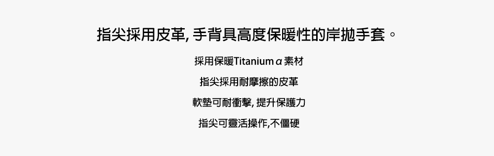 SHIMANO Titanium α 岸拋手套(GL-030