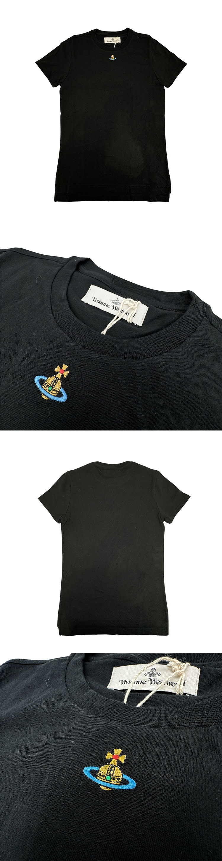 Vivienne Westwood 彩色星球刺繡logo短袖