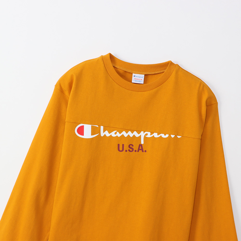 Champion 官方直營-CASUAL圓領印花LOGO上衣