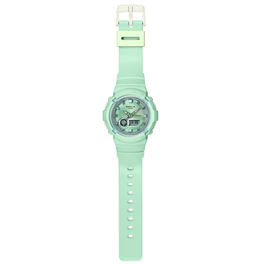 CASIO 卡西歐 BABY-G 街頭時尚運動風雙顯腕錶(B