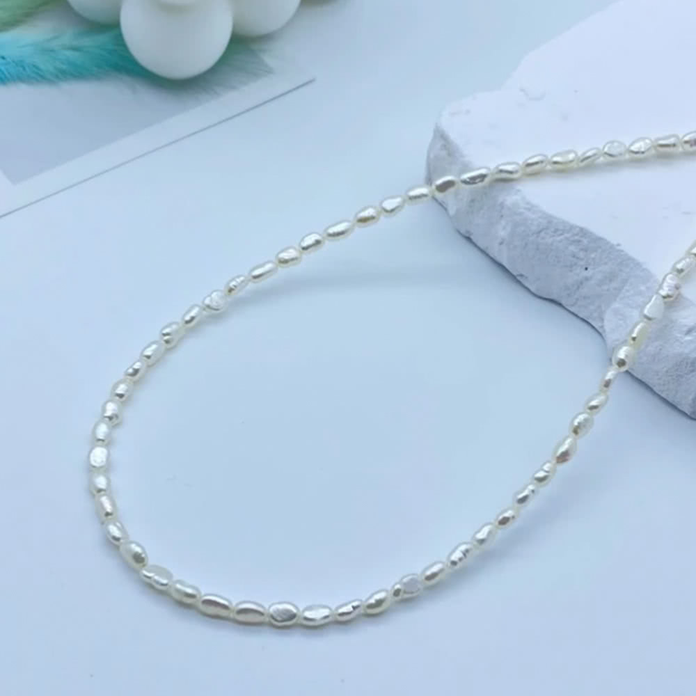 KARAT 野生KESHI 2-3 MM 珍珠項鍊 推薦 KARAT 野生KESHI 2-3 MM 珍珠項鍊 推薦