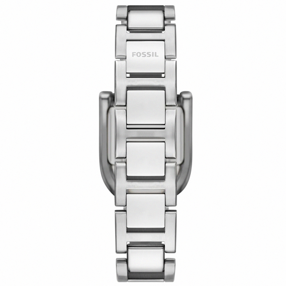 FOSSIL 公司貨 馬鞍典雅不鏽鋼腕錶/銀 女錶(ES53