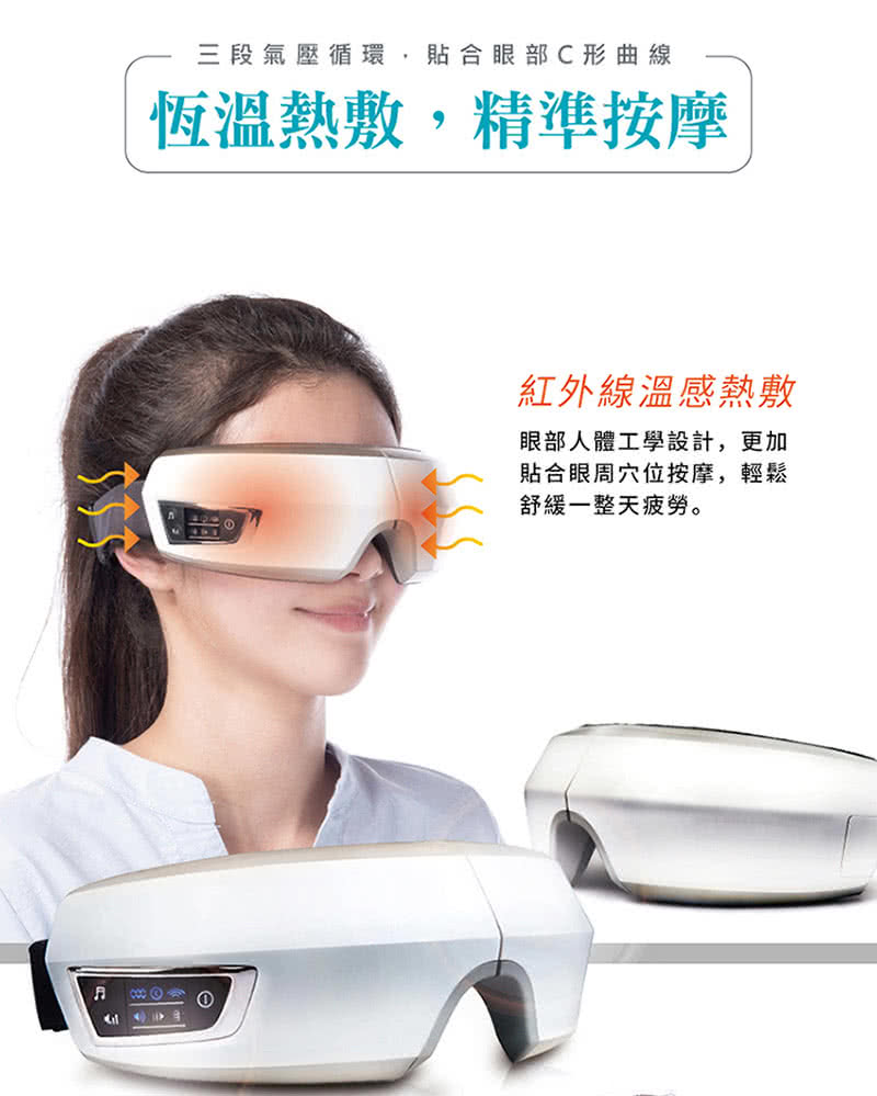 JHT VR睛放鬆眼部按摩器(福利品)好評推薦