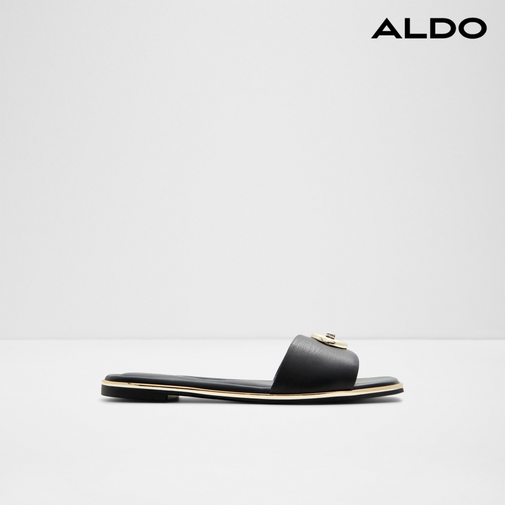 ALDO BELLENOR-復古花窗紋涼拖鞋(黑色)品牌優惠