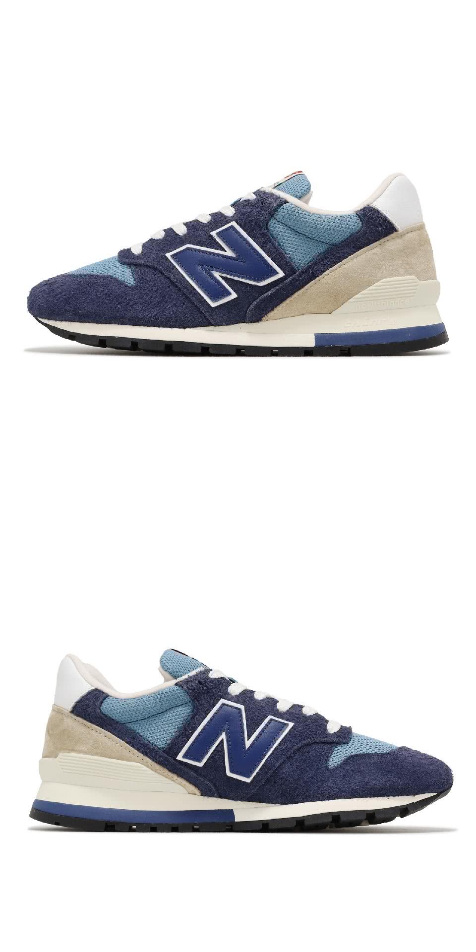 NEW BALANCE 休閒鞋 996 男鞋 藍 麂皮 復古