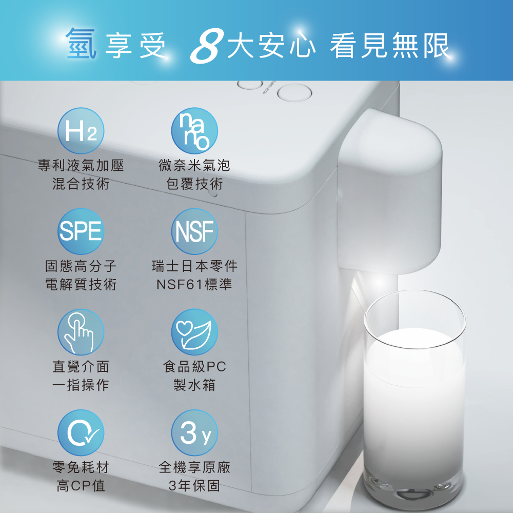 亞迦培氫奶機+安美國際生醫 醫用護具4件組(雙12優惠活動開