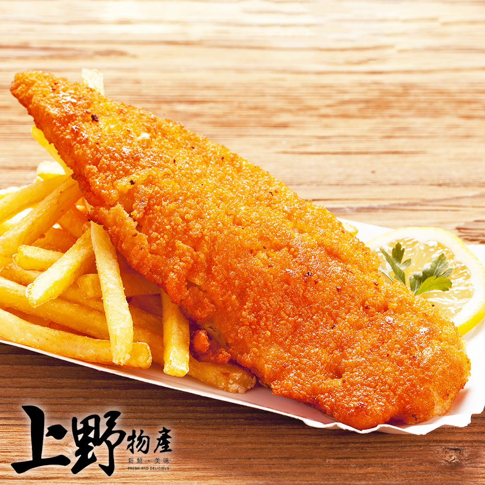 上野物產 24包 魚型虱目魚排(300g±10%/10片/包