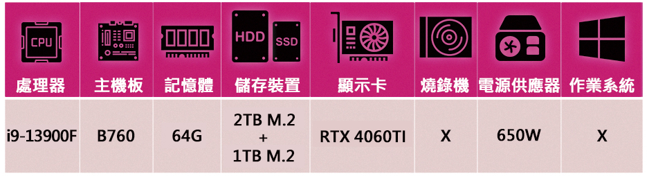 華碩平台 i9廿四核GeForce RTX 4060Ti{暗
