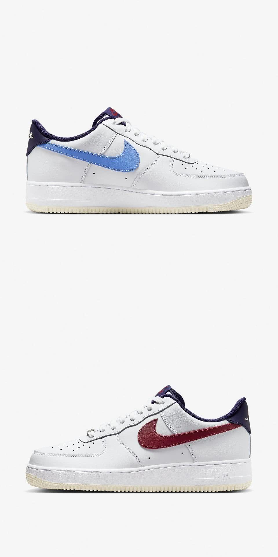 NIKE 耐吉 Air Force 1 07 男鞋 白 藍 