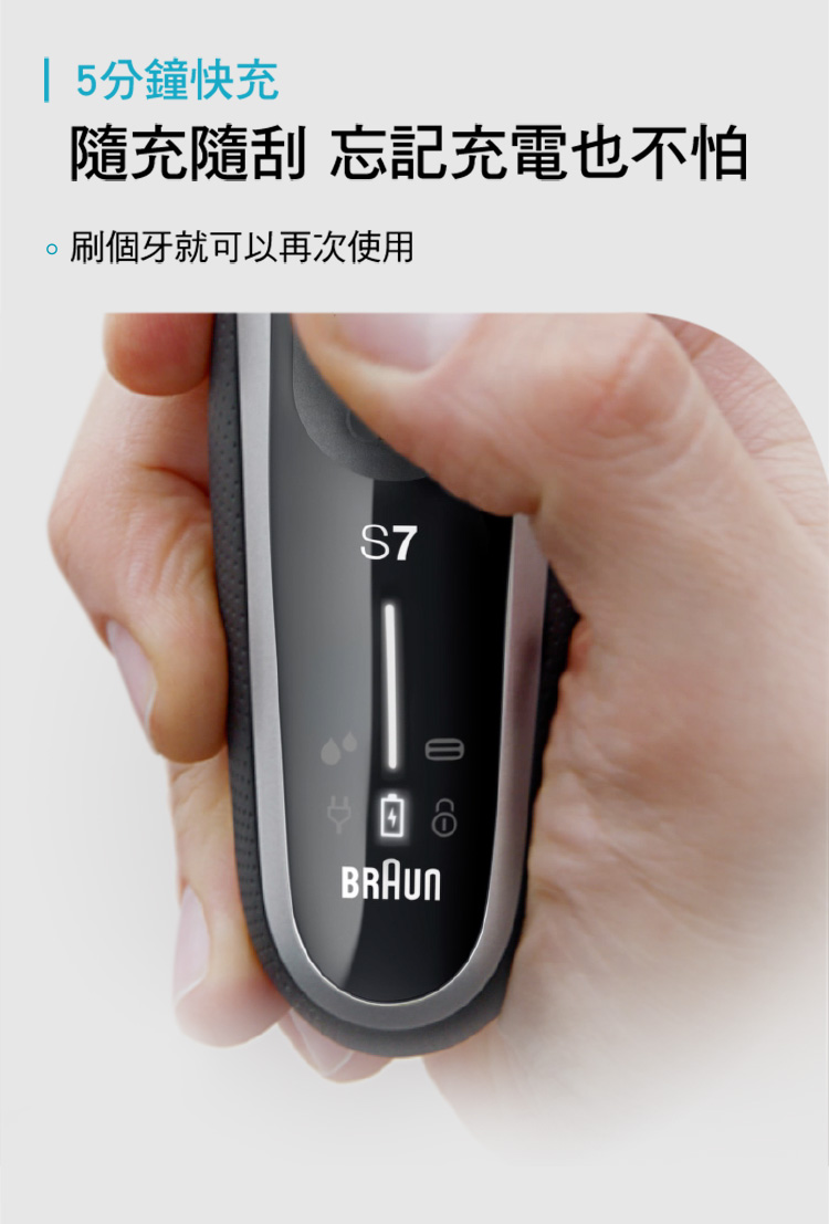 5分鐘快充 隨充隨刮 忘記充電也不怕 刷個牙就可以再次使用 四品 