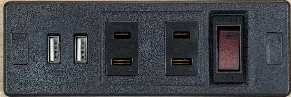 MUNA 家居 司曼特3尺鐵架書桌/附USB插座(桌子 收納