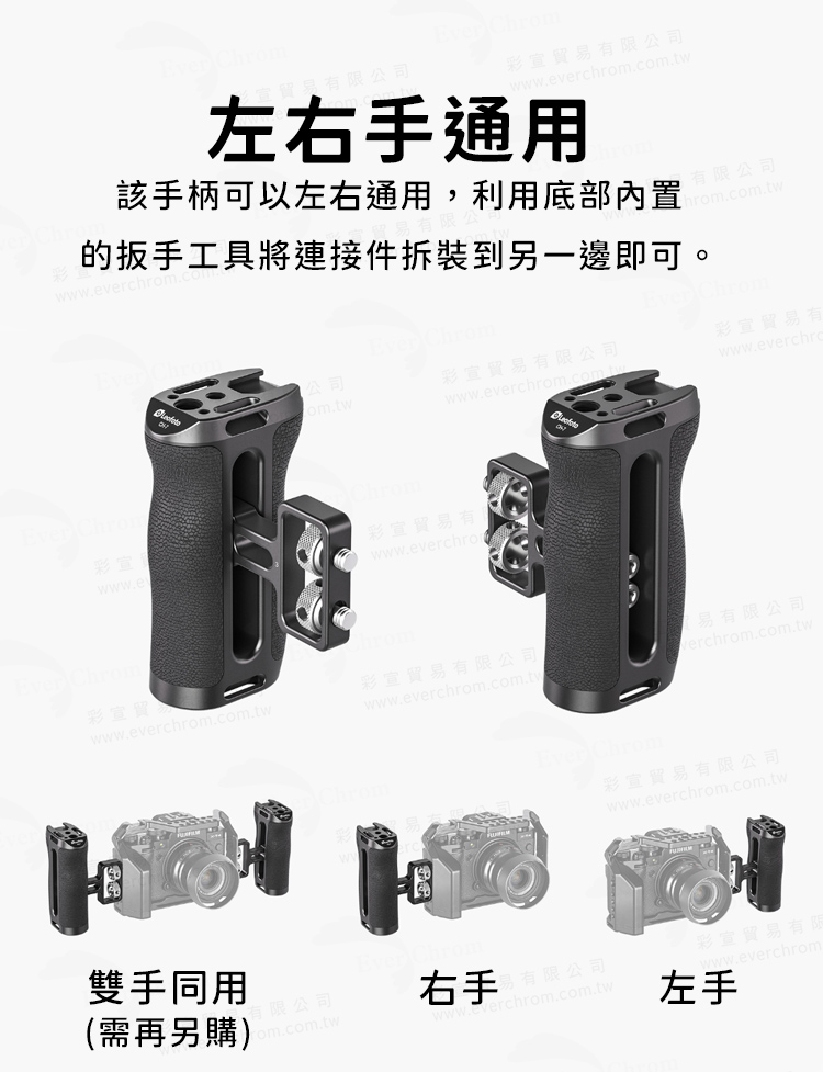 的扳手工具將連接件拆裝到另一邊即可。