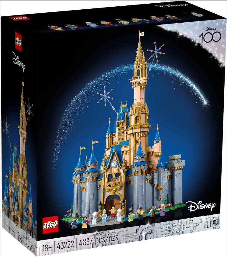 LEGO 樂高 #43222 迪士尼100周年 迪士尼城堡(