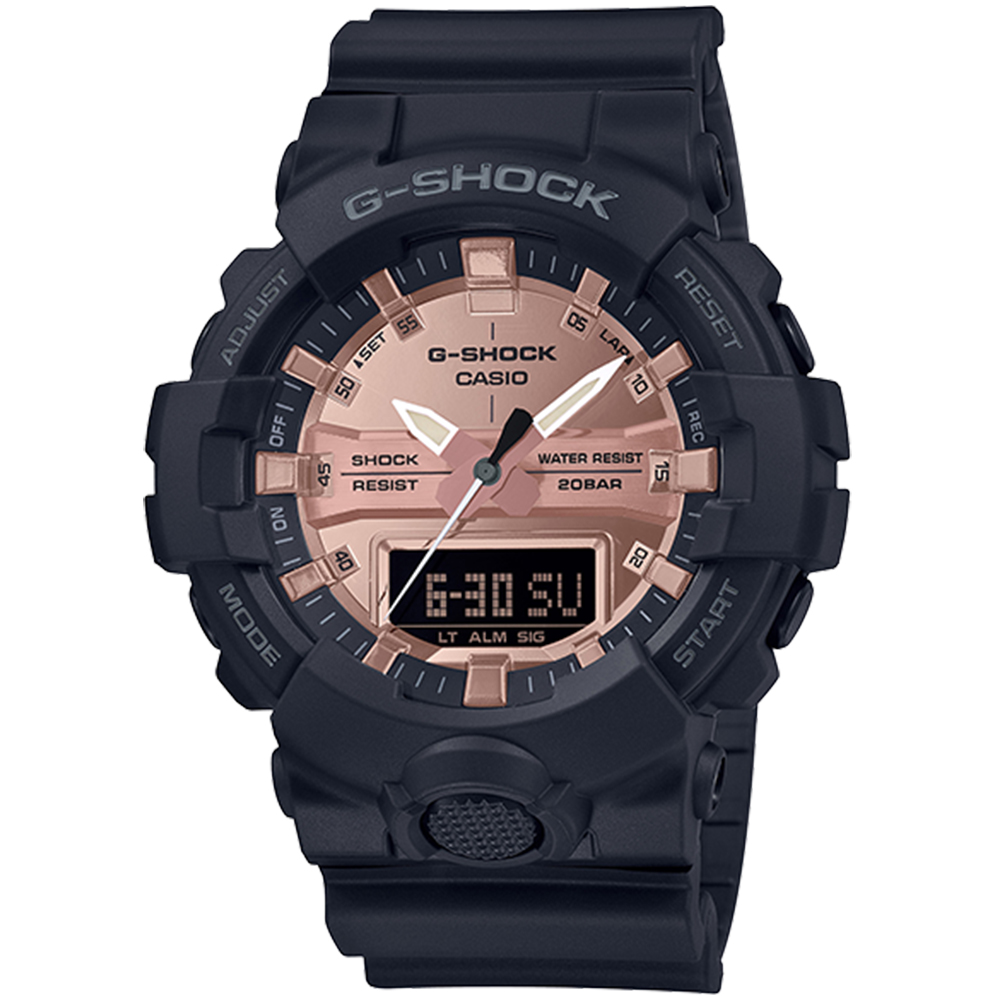 CASIO 卡西歐 G-SHOCK 街頭潮流雙顯手錶(GA-