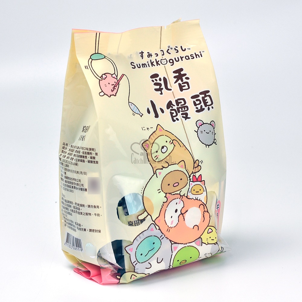 京田製菓 角落小夥伴乳香小饅頭X6袋(150g/袋 牛奶口味