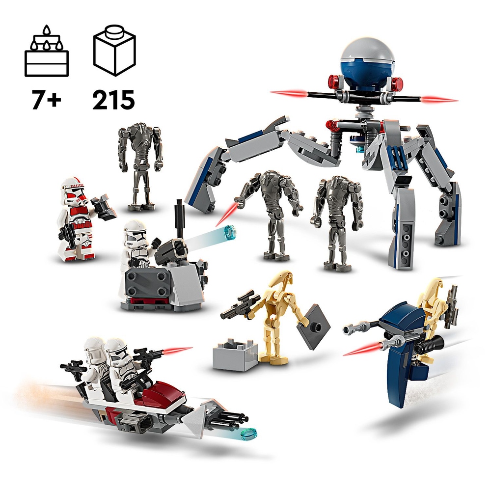 LEGO 樂高 星際大戰系列 75372 克隆軍隊與戰鬥機器