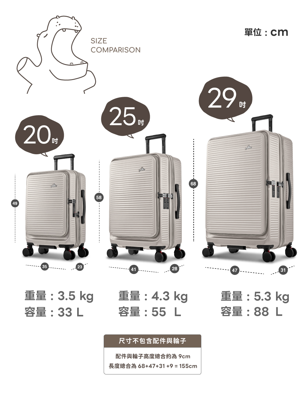é·åº¦ç¸½åçº 684731 9  155cm