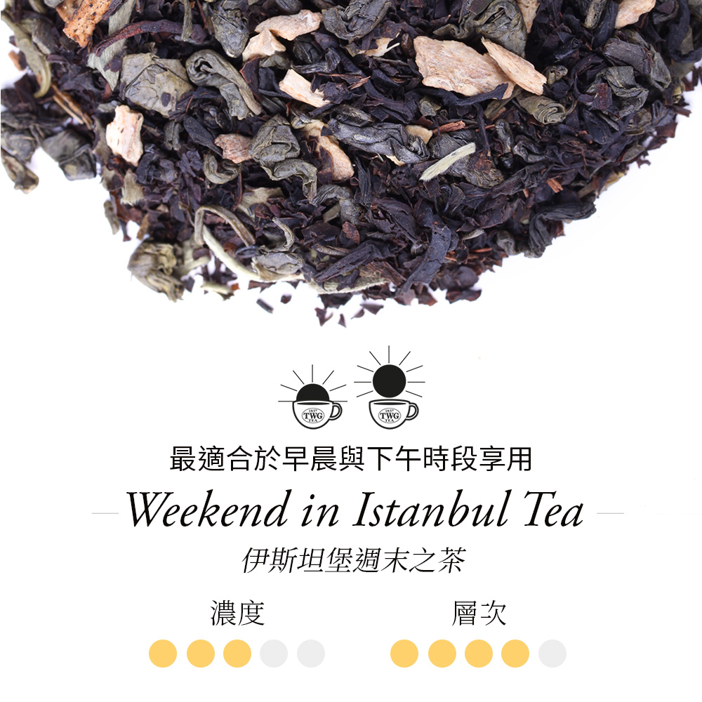 濃度 最適合於早晨與下午時段享用 伊斯坦堡週末之茶 層次 