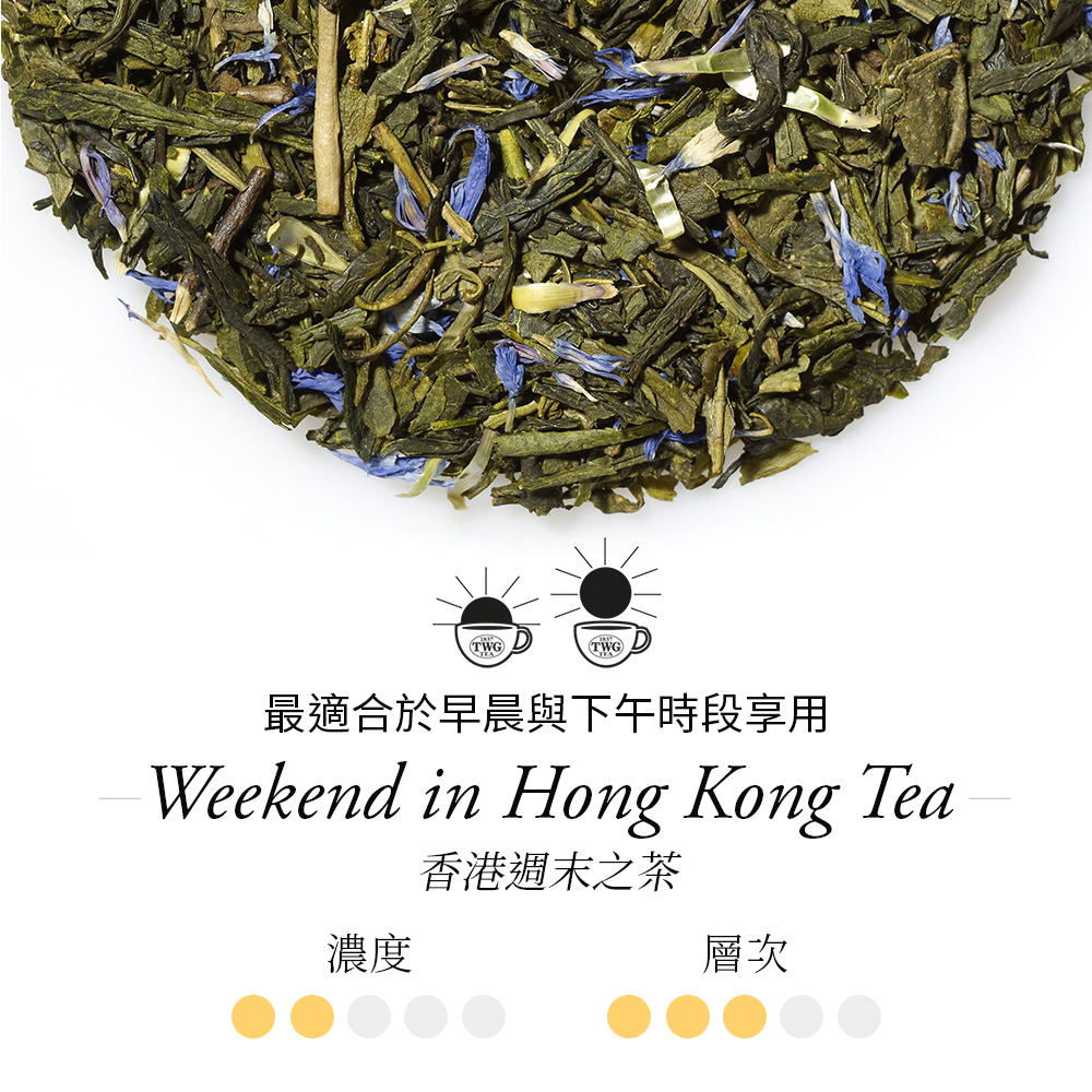 濃度 最適合於早晨與下午時段享用 香港週末之茶 層次 