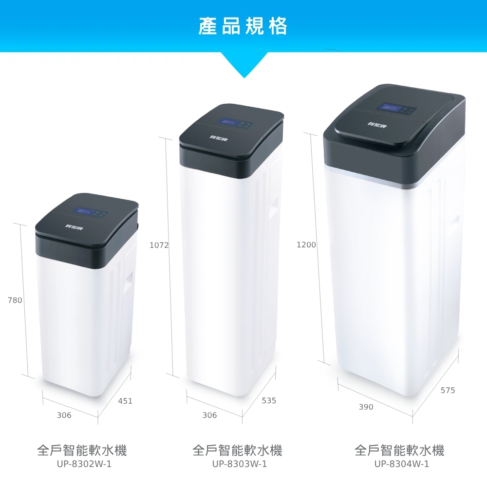 產品規格 全戶智能軟水機 全戶智能軟水機 全戶智能軟水機