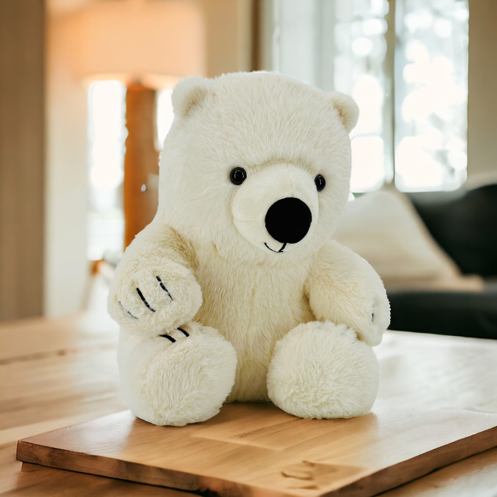 歐比邁 北極熊娃娃 玩偶 30CM(12吋北極熊 01130