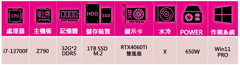 微星平台 i7十六核Geforce RTX4060TI Wi